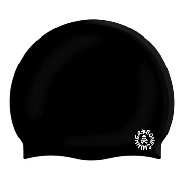 Cuffia Boneswimmer - Nera Logo Bianco
