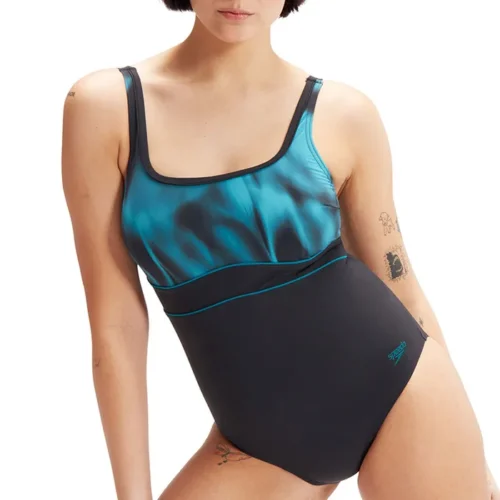 Costume Modellante ContourEclipse Speedo - Nero/Azzurro