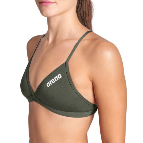 Solid Top - Dark Sage/White