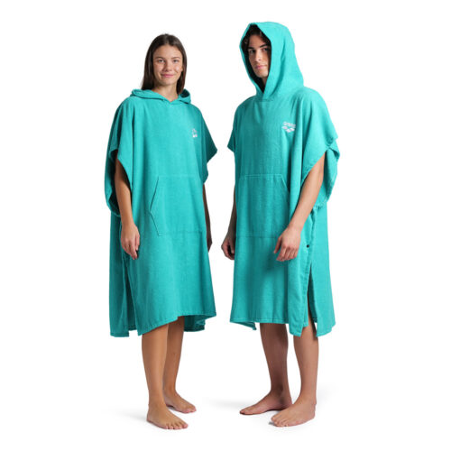 Arena Cotton Poncho - Water