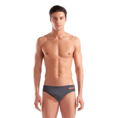 Slip Team Solid - Asphalt/Coral