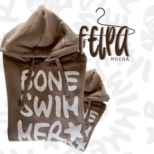 Felpa Boneswimmer con cappuccio - Mocha