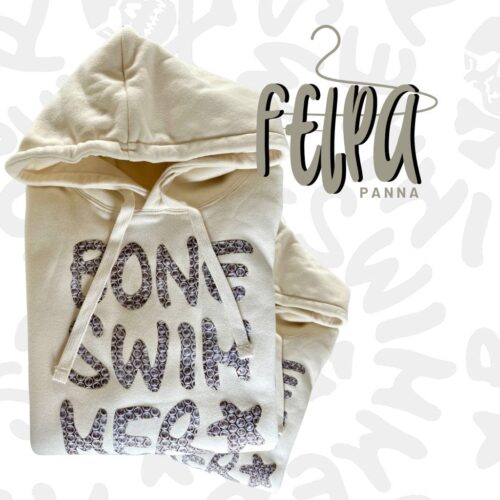 Felpa Boneswimmer con cappuccio - Panna