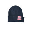 Berretto in maglia - Navy-rosa