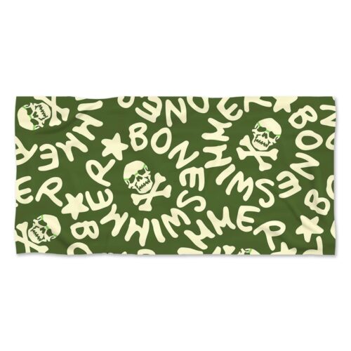 Telo Boneswimmer Effetto Spugna - Verde Militare Logo