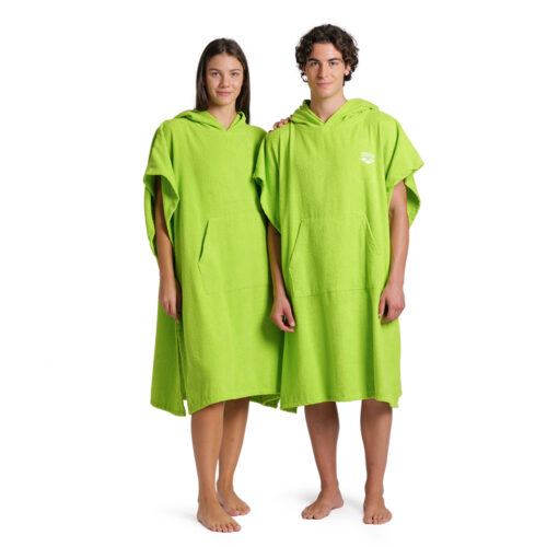 Arena Cotton Poncho - Artic Lime