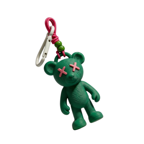 Charm Teddy Boneswimmer - Verde/Rosa