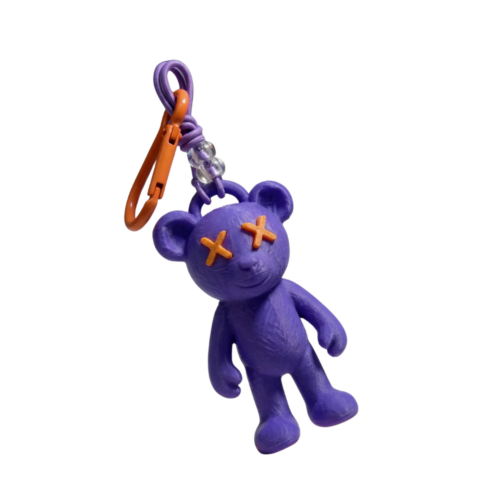Charm Teddy Boneswimmer - Viola/Arancione
