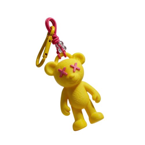 Charm Teddy Boneswimmer - Giallo/Rosa