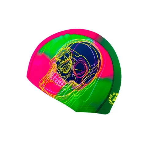 Cuffia Boneswimmer Stoffa - Abstract Skull